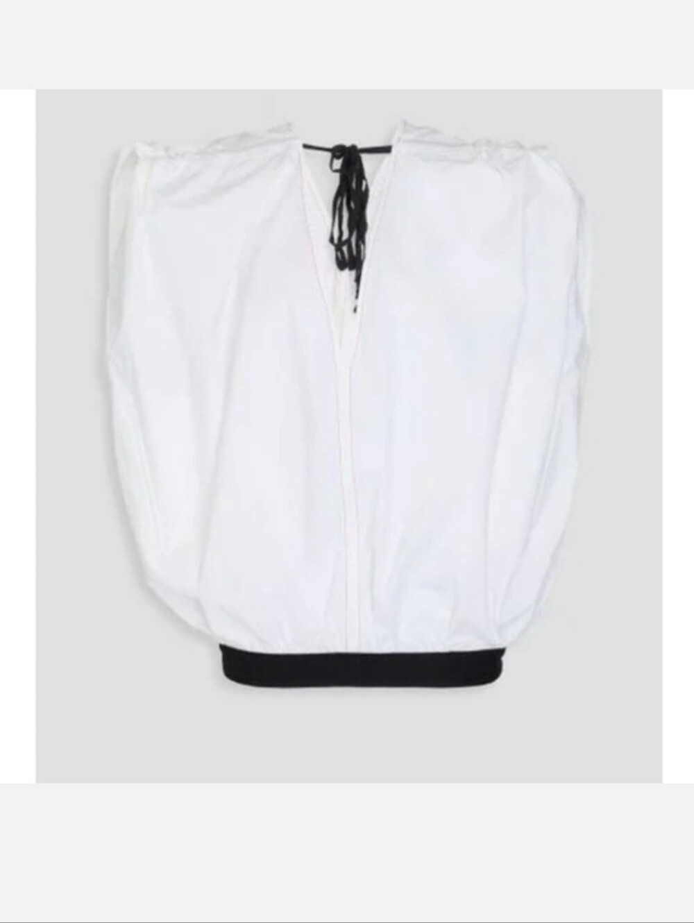 NWT VICTORIA BECKHAM COTTON POPLIN TOP